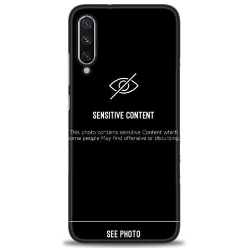 Xiaomi Mi A3 Kılıf HD Baskılı Kılıf - Sensitive Content + Tam Ekran Koruyucu