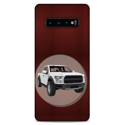 Lopard Samsung Galaxy S10 Plus Uyumlu Kılıf PickUpX (5) Koruma Kabı Krem