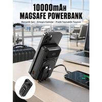 15w Kablosuz Hızlı  10000 Mah Powerbank – Taşınabilir, Led Göstergeli