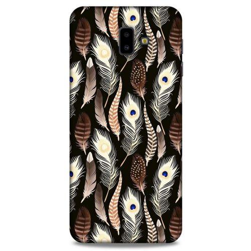 Samsung Galaxy J6 Plus Kılıf Desenli Özel Seri Tüyler (8) Baskılı Kılıf