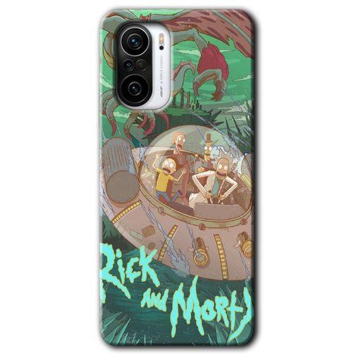 MRCİLETİSİM Xiaomi Redmi K40 Kılıf HD Desen Baskılı Arka Kapak + Temperli Cam - Bad Breaking