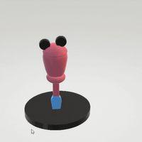 Pembe Işık Çubuğu Oyuncak 3D Yazdırılabilir Model - 6904150