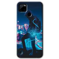 Realme C21 Kılıf Baskılı Kapak - Spill Boy + 5D Tam Kaplayan Cam