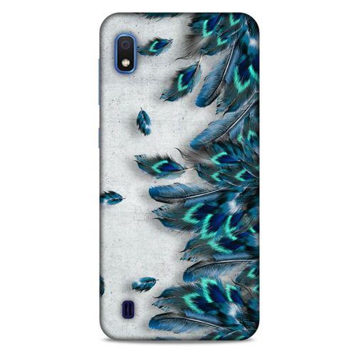 Samsung Galaxy A10 Kılıf Desenli Özel Seri Tüyler (41) Tank Kılıf