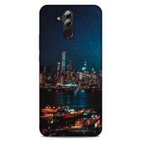 Lopard Huawei Mate 20 Lite Uyumlu Kılıf Gece'S (6) Silikon Kılıf Şehir