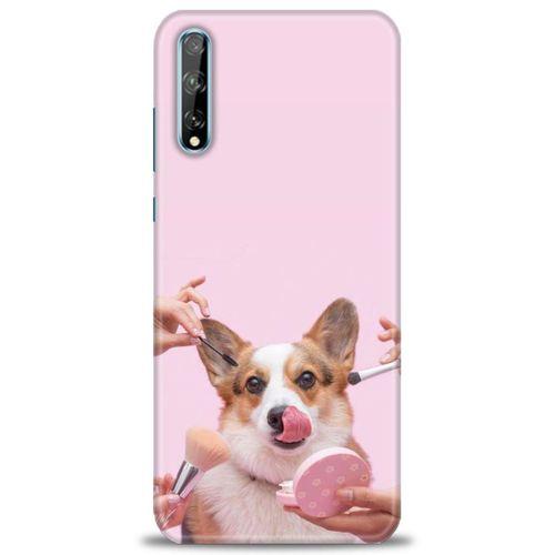 Huawei Y8P Kılıf HD Baskılı Kılıf - Sevimli Köpek + Tam Ekran Koruyucu