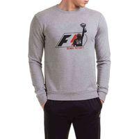 Senna Victory Baskılı Gri Erkek Sweatshirt