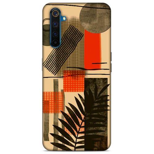 Lopard Oppo Realme 6 Uyumlu Kılıf Soyut Sanat (44) Desenli Tough Armor Kılıf