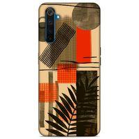 Lopard Oppo Realme 6 Uyumlu Kılıf Soyut Sanat (44) Desenli Tough Armor Kılıf