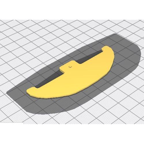 Mini-Z Audi R8 LMS Ön Spoiler Braketi ABS Baskı 01314