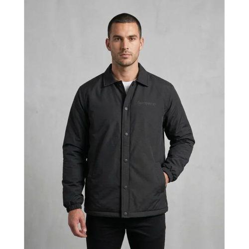 Erkek Yağmur İtici İç Astarlı Çıtçıtlı İç Cepli Dış Cepli Mevsimlik Mont - Siyah