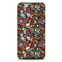 Graffitix (10) Desenli Silikon Kapak Apple Iphone 6S Plus Kılıf