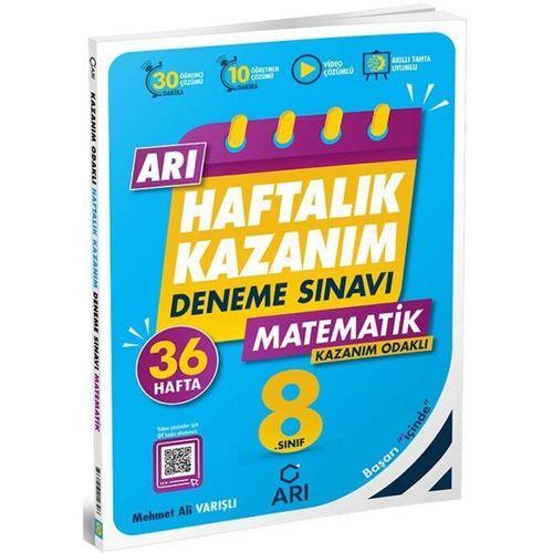 8. Sınıf Matematik Haftalık Kazanım Denemeleri Arı Yayıncılık