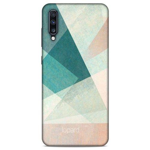 Samsung Galaxy A70 Kılıf Pastel Renkler (24) Darbe Emici Kılıf Yeşil Beyaz