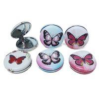 Cep Aynası Yuvarlak Tombul Kelebek