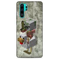 Lopard Huawei P30 Pro Uyumlu Kılıf PiXel (43) Thin Fit Kılıf Tavuk MC