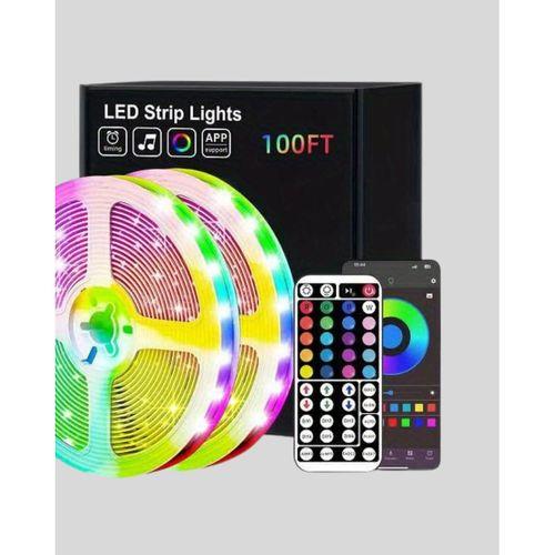 Sese Duyarlı 10m Smart Şerit Led Ios Android Kontrollü Rgb Işık