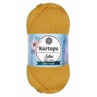 1 Adet Lotus Bikini Büstiyer Bluz Örgü İpi  K318 Koyu Sarı - mudanis