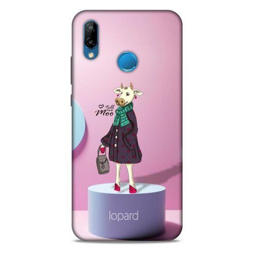 Huawei P20 Lite Kılıf FunnyMaX (8) Baskılı Kılıf Pembe Mavi
