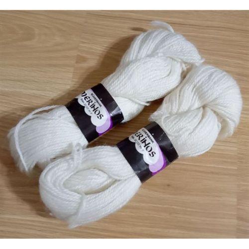 2 Adet Merinos Örgü İpi 50Gr Krem