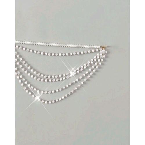 İnci Şıklığıyla Plajlarda Parla – Ayarlanabilir Bikini Zincir Aksesuarı