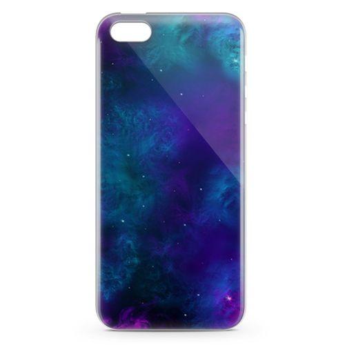 Apple iPhone SE Kılıf Nebula Galaxy Arka Kapak Koruma Desenli Full Koruyucu