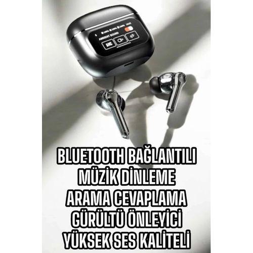 Bluetooth Kulaklık Kablosuz Ekranlı Anc/enc Destekli Dokunmatik