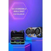 Yeni Nesil Akıllı Saat Ve Bluetooth Kulaklık Titreşim Bildirimleri Uyku Takibi