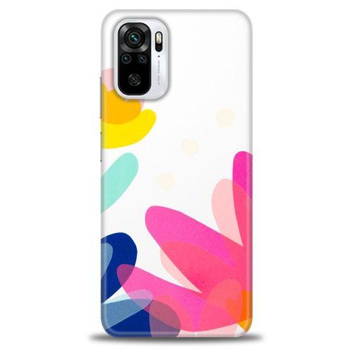 Xiaomi Poco M5s Kılıf HD Baskılı Kılıf - Çiçekk + Tam Ekran Koruyucu