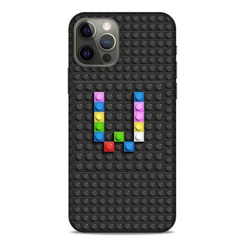 Lopard Apple iPhone 12 Pro Uyumlu Kılıf BloX (39) Liquid Crystal Kılıf W Harfi