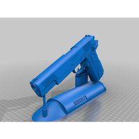 Masa İçin Silah Standı (Bu ürün Sadece Plastik parçadır - Almadan Önce Soru Sorabilirsiniz)