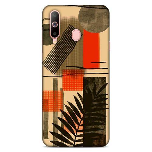Lopard Samsung Galaxy A60 Uyumlu Kılıf Soyut Sanat (44) Desenli Tough Armor Kılıf
