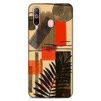 Lopard Samsung Galaxy A60 Uyumlu Kılıf Soyut Sanat (44) Desenli Tough Armor Kılıf