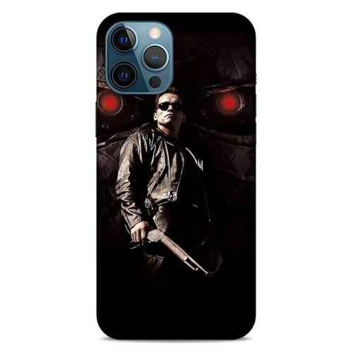 Lopard Apple iPhone 12 Pro Max Uyumlu Kılıf IMDB Film (42) Rugged Armor Kılıf Terminator