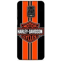 Xiaomi Redmi Note 9S Uyumlu Kılıf Motorsiklet (36) Glitter Kılıf Harley Davidson