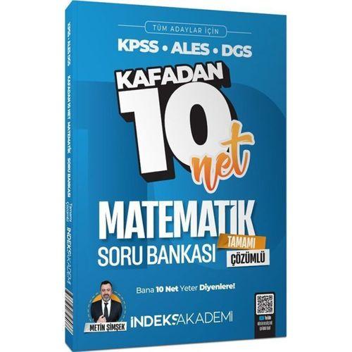 KPSS Matematik Kafadan 10 Net Soru Bankası Çözümlü İndeks Akademi