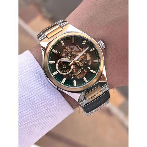 Bigotti Otomatik Ve Kurmalı Çelik Karatma Ve Renk Atma Yapmaz 5 Atm Erkek Kol Saati EBG.10692.4