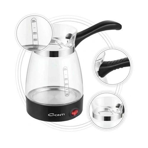 Cam Kahve Makinesi 650w 0.5 Litre 5 Fincan Kapasiteli Elektrikli Türk Kahvesi Makinesi