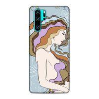 Huawei P30 Pro Uyumlu Kılıf Face'X 17 Tasarım Kılıf Uzun Saçlı