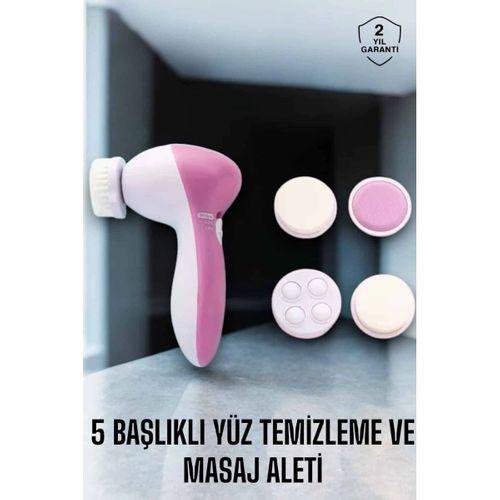 Taşınabilir Yüz Temizleme Cihazı Masaj, Peeling, Temizlik 5 Başlıklı