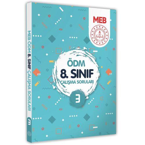 LGS MEB Çalışma Soruları Ölçme Değerlendirme Merkezi ÖDM 8 Sınıf Çalışma Kitabı 3 (Renkli A4 Boyut)