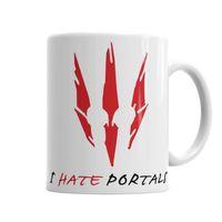 The Witcher I Hate Portals Kupa Bardak Porselen