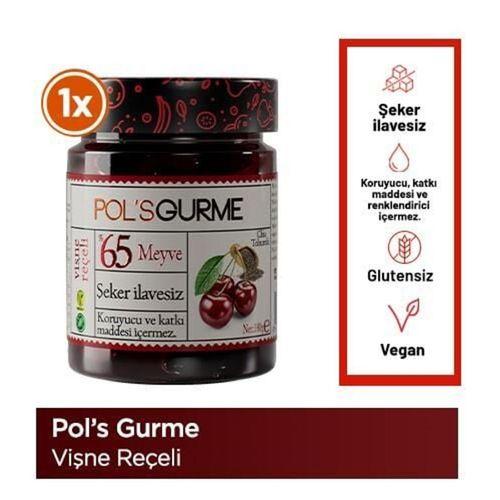 Pol's Pol’s Gurme Chia Tohumlu Şekersiz Vişne Reçeli 380 Gr