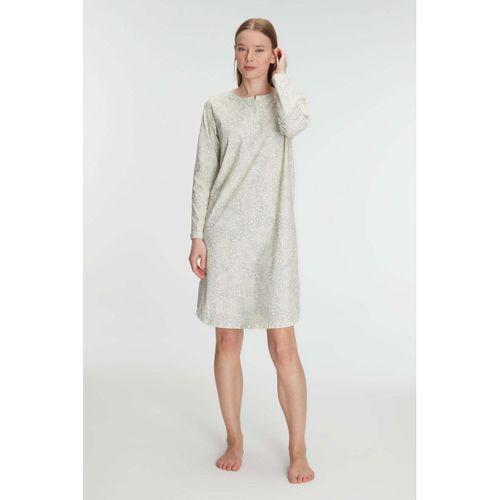 Pamuklu Uzun Kollu Gecelik