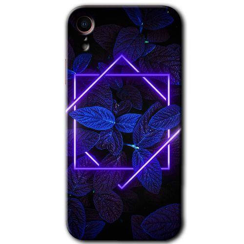 iPhone XR Kılıf HD Desen Baskılı Arka Kapak - Mekanik Yaprak 5