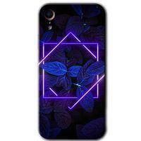 iPhone XR Kılıf HD Desen Baskılı Arka Kapak - Mekanik Yaprak 5