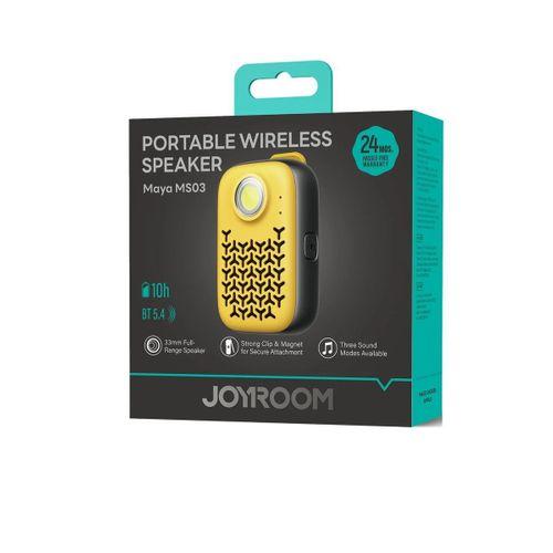 Joyroom JR-MS03 Taşınabilir Kablosuz Su Geçirmez Klipsli Hoparlör