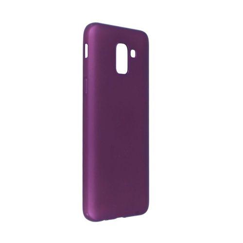 Newface Samsung Galaxy J6 Kılıf Premium Rubber Silikon - Mürdüm