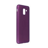 Newface Samsung Galaxy J6 Kılıf Premium Rubber Silikon - Mürdüm