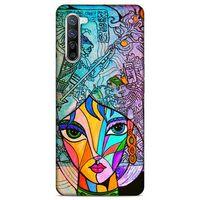 Lopard Oppo Reno 3 Pro 5g Uyumlu Kılıf Sürreal Yüzler ♀ (48) Bumper Kılıf Desenli